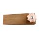 2 Pieces Baby Pink Crackle Ceramic Melon Wooden Door Stopper